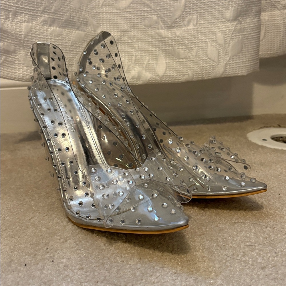 Public Desire Clear Heels